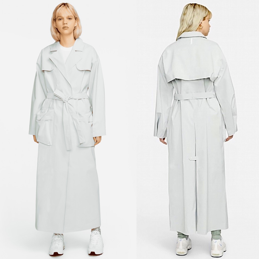 Nike Sportswear Storm-Fit Adv Tech Pack Trench Coat Jacket Light Blue Xl New